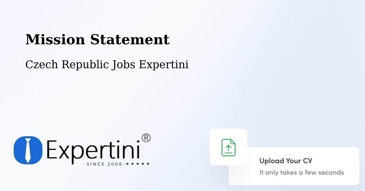 Corporate Mission – Český Brod - Czech Republic Jobs Expertini